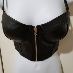 Charlotte russe Size small Sexy black crop top